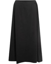 Balenciaga - A-Line Zip-Fastening Midi Skirt - Lyst