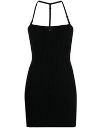 Courreges - リブニット ミニドレス - Lyst