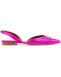 Malone Souliers - Crystal-embellished Ballerina Shoes - Lyst