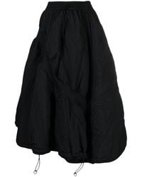 Y-3 - Falda midi acolchada de x adidas - Lyst