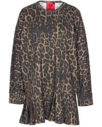 Aniye By - Leopard-Print Mini Dress - Lyst