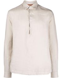 Barena - Pavan Classic-collar Linen Shirt - Lyst