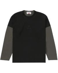 Supreme - X X Stone Island Logo Detail T-Shirt - Lyst