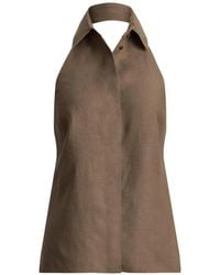 Ralph Lauren - Top Eldred Con Cuello Halter - Lyst