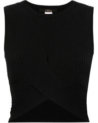 Twinset - Top Mit Überkreuzten Trägern - Lyst