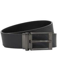 Burberry - Reversible London Check Belt - Lyst