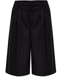Gestuz - Paula Pleated Wide-Leg Shorts - Lyst