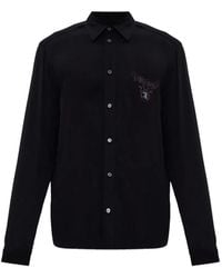 DIESEL - S-Holger Logo Buttoned Shirt - Lyst