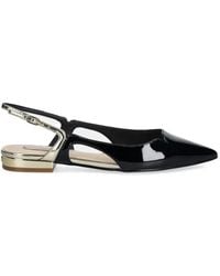 Liu Jo - Patent Faux-Leather Slingbacks - Lyst