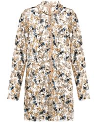 Macgraw - Robe Courte Daisy À Sequins - Lyst
