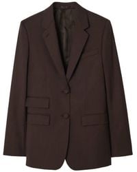 Burberry - Wool Tailored Jacket - Lyst