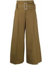 10 Corso Como - High-Waist Belted Wide-Leg Trousers - Lyst