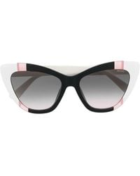 Moschino - Panelled Cat-Eye Sunglasses - Lyst