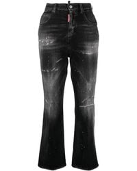 DSquared² - Distressed Flared Jeans - Lyst
