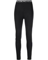 Iceberg - Logo-Waist Leggings - Lyst