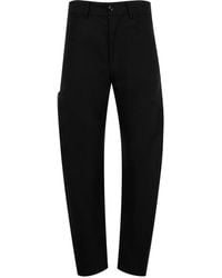 Lemaire - Pantaloni Con Design Attorcigliato - Lyst