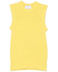 Daniele Fiesoli - Crew Neck Knitted Vest - Lyst