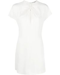 Stella McCartney - Minikleid Mit Cut-Outs - Lyst