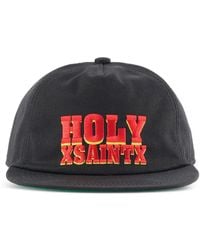 SAINT Mxxxxxx - Bestickte Baseballkappe Mit Geradem Schirm - Lyst