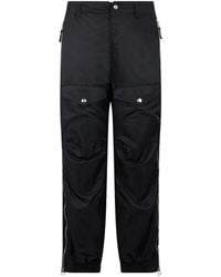 Moschino - Zip-Detail Pleated-Pocket Track Pants - Lyst