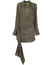 GAUGE81 - Minikleid Aus Seide Mit Print - Lyst