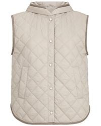Brunello Cucinelli - Quilted Down Vest - Lyst