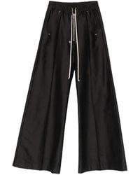 Rick Owens - Bela Drawstring Wide-Leg Trousers - Lyst