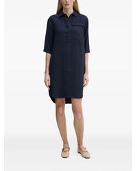 G-Star - Pocket Collared Mini Dress - Lyst