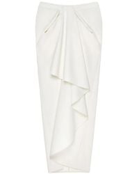 Givenchy - Jupe Longue À Design Drapé - Lyst