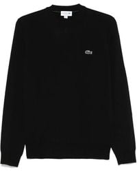 Lacoste - Crocodile-Patch Sweater - Lyst
