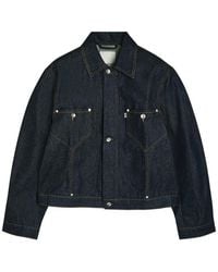 YMC - Chaqueta Vaquera Con Botones - Lyst