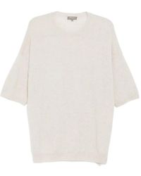 N.Peal Cashmere - Short-Sleeves Knit Top - Lyst