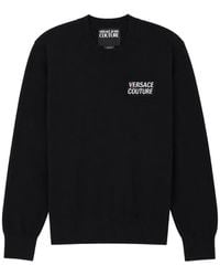 Versace Jeans Couture - Logo-Patch Sweater - Lyst