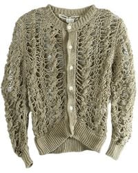 Comme des Garçons - Open-Knit Button-Up Sweater - Lyst