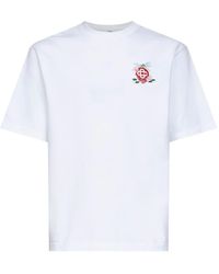 CASABLANCA - 'Dragonfly Floral' Printed Oversized T-Shirt - Lyst