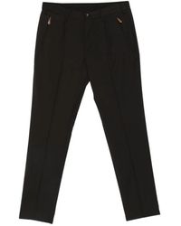 PT Torino - Pressed-Crease Elasticated-Waistband Trousers - Lyst