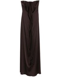 Amsale - Schulterfreies Kleid - Lyst