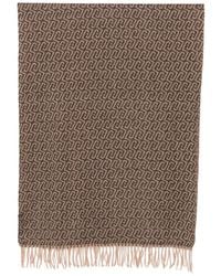 Liu Jo - Monogram-Pattern Fringed Scarf - Lyst