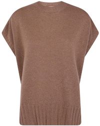 Twinset - Lurex-Knit Sleeveless Sweater - Lyst