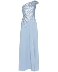 Saiid Kobeisy - One Shoulder Sequin Long Dress - Lyst