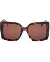 Max Mara Eyewear - Square-Frame Sunglasses - Lyst