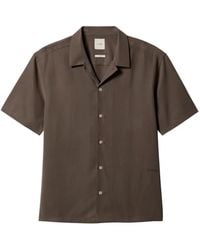 Calvin Klein - Short-Sleeved Camp-Collar Shirt - Lyst