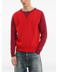 1989 STUDIO - Crew-Neck Panelled Sweater - Lyst