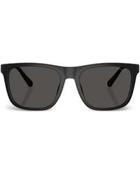 COACH - C Hardware Textured Square-Frame Sunglasses - Lyst