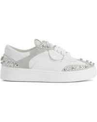 Giuseppe Zanotti - Gz94 Bead-Rhinestone Sneakers - Lyst