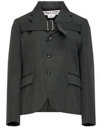 Comme des Garçons - Buckle-Collar Tailored Blazer - Lyst