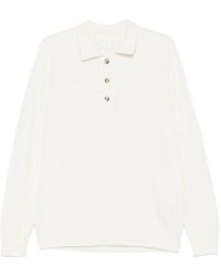 Eleventy - Poloshirt Met Lange Mouwen - Lyst