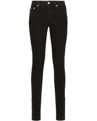 Dolce & Gabbana - Low-Rise Skinny Jeans - Lyst