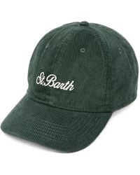 MC2 Saint Barth - Bestickte Baseballkappe Aus Cord - Lyst