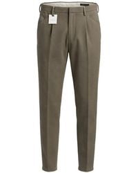Michael Coal - Pleated Tapered Trousers - Lyst